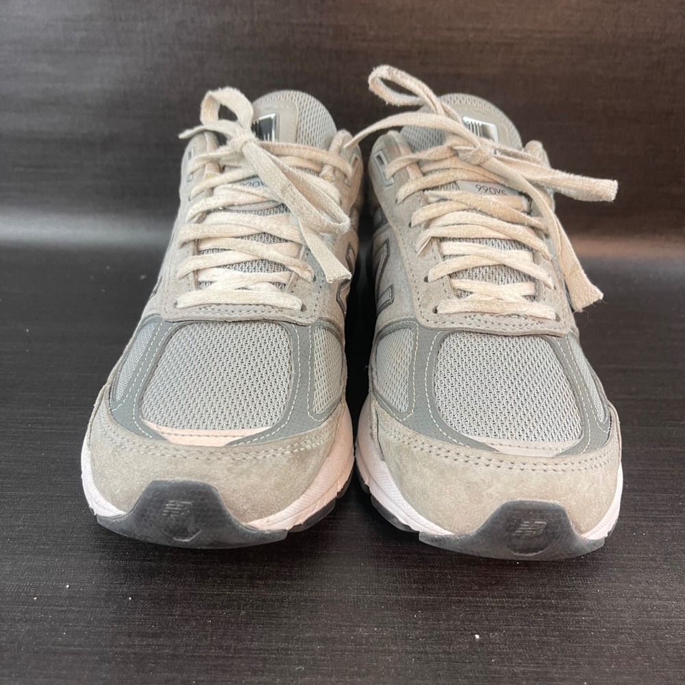 New Balance 990v5 Womens size 8.5 Gray Suede Mesh Running Comfort Shoes - Picture 2 of 9